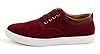 Lnafan Men’s Suede Lace Up Casual Shoes Boat Shoes Deck Shoes Driving Shoes Red Size 9.5UK #1