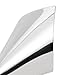 Generic 2X Protector for Pointed Footwear, High Heel Tip Covers, Shoe Toe for Boots, Silver