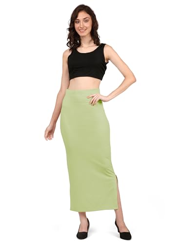 Image of Mehrang Stretchable Saree Shapewear Petticoat for Women, Cotton Blended,Petticoat,Skirts for Women,Shape Wear Dress for Saree