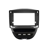Kit de montage DVD pour tableau de bord Citroën C1 2005-2014, panneau de câblage, cadre autoradio 9 pouces (câblage inclus).