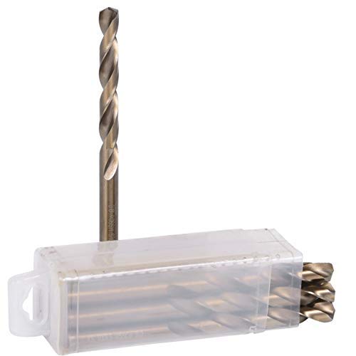 Ks Tools HSS-G 5.0mm Co 5 Twist Drill (10 Pieces), Pack of 10, 5 mm - Image 3