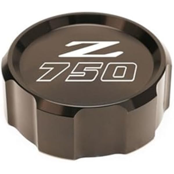 W Dla Kawasaki Z750 Z 750 2007-2012 2010 2011 motocykl CNC przedni i tylny cylinder płynu hamulcowego pokrywa głównego zbiornika Y(Color:Front Black)