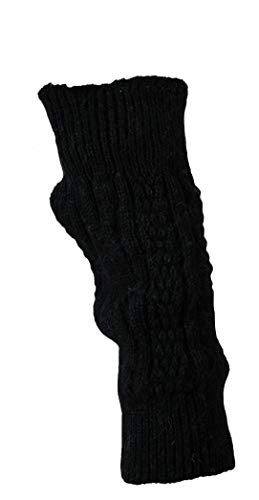 SC-Strümpfe Damen Armstulpen Alpaka Schwarz One Size 20 cm Cover