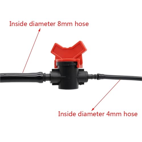 Manguera de 1/4 y 3/8 conector de púas para microaspersión 4