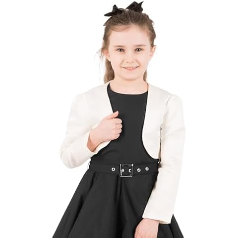 BlackButterfly Kids Satin Long Sleeve Bolero Cover