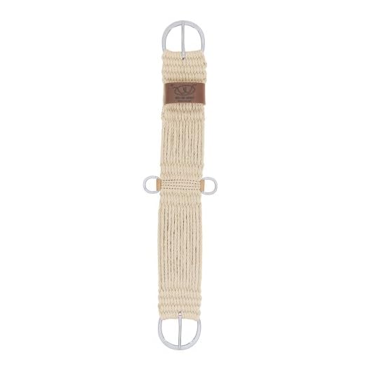 Weaver Leather 100% Mohair 27-Strand Straight Cinch, Natural, 26"