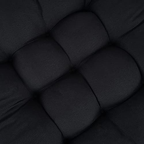 Elfjoy Chair Pad Seat Cushion 4 Pack Chairs Cushion For Indoor Dining Chair Office Chair Desk Chair (Black) 17X17Inch #TOP4