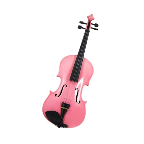 Violon d'entraînement pour adulte débutant en bois massif pour libérer votre passion rose