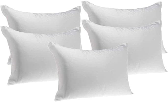 InterhomeEasy Living Plain Bed Pillow 5-Pieces Combo Set White