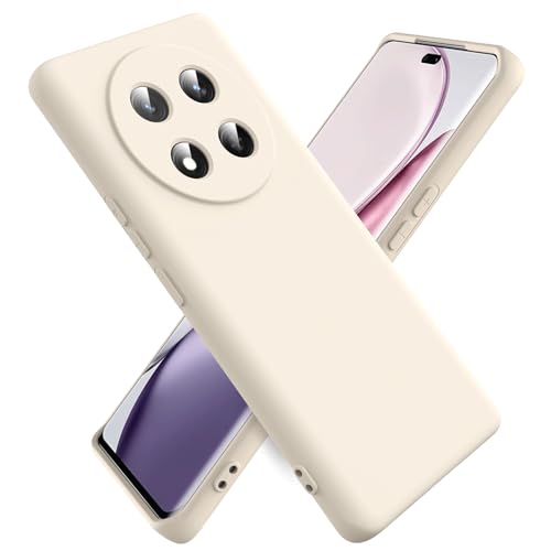 Ikziwreo Hülle für RY1 Handyhülle, mit 2 Stück Bildschirmschutzfolien, Reiner Farbe Superdünne Weich Silikonhülle, Stoßfeste Anti-Scratch Gummi Schutzhülle - Weiß