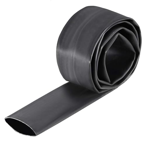 TOP-VIGOR Tubo termorretráctil de 30 mm, funda termorretráctil de 1 m de longitud, tubo termorretráctil de relación 3:1 para aislamiento eléctrico, reparaciones, cable envolvente, conectores de