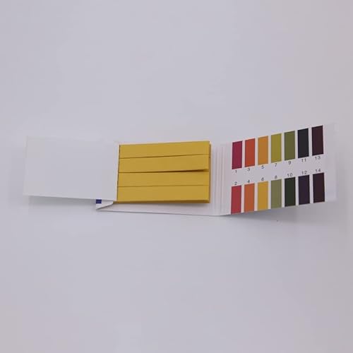 INF 320 Stück pH Wert Teststreifen, Lackmuspapier, Messbereich 1-14, 4 x 80er Pack
