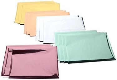 Foil Assortment Set - 6 x 7 Inch Foil Transfer Sheets - 35 Pieces
