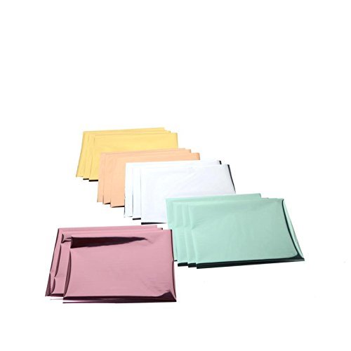 Anna Griffin Minc Foil Assortment Set - 6 x 7 Inch Foil Transfer Sheets - 35 Pieces