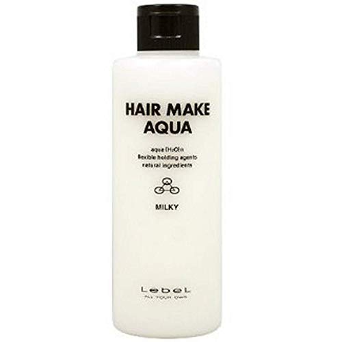 Lebel Hair Make Aqua Milky Styling lait coiffant japonais 200ml pour volume et brillance