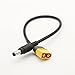 Produktbild OUYBO Amass XT60 XT30 T-Stecker auf Stecker DC5.5 2.5 Stecker-Adapter-Kabel 10A for Fatshark Dominator Aomway FPV Schutzbrillen Batterie RC Drone RC Teile Batteriezubehör (Color : XT60)