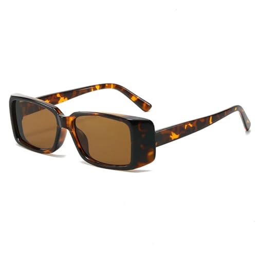 Lunettes de soleil multicolores à dégradé unique et monture punk audacieuse