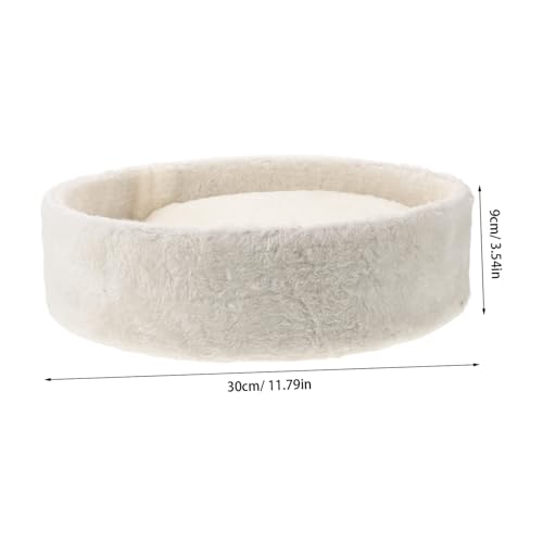 Coussin de remplacement rond POPETPOP pour arbre à chat en bois fatigué et usé - 3