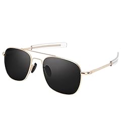 Gold Frame Black Lens