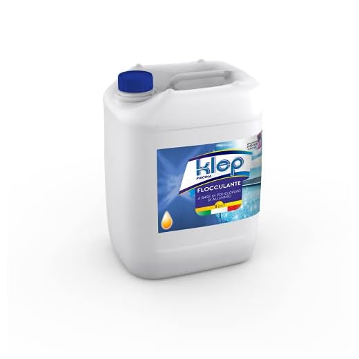 KLEP - FLOCCULANTE LIQUIDO SCHIARENTE PER PISCINA E SPA 5 LT
