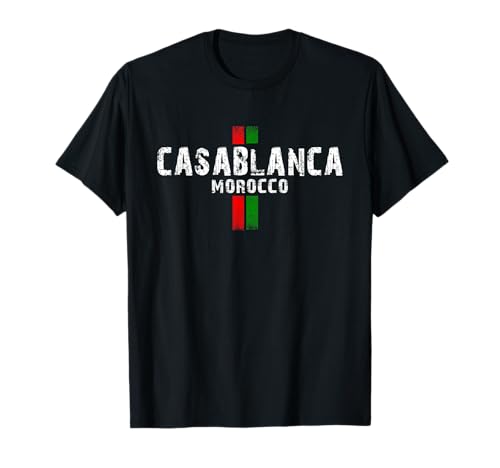 Casablanca Marruecos Retro Vintage Marruecos Ciudad - Casablanca Camiseta