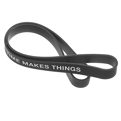 MERRYHAPY Bandes Élastiques En Silicone Pour Agenda A5, Sangle De Reliure Flexible Noire, Bande De Fixation Extensible, Adaptée Aux Journaux Et Cahiers, Usage Scolaire Et Bureau