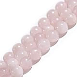 rosenquarz perlen 4mm material: rosa rose quartz crystal semi precious
