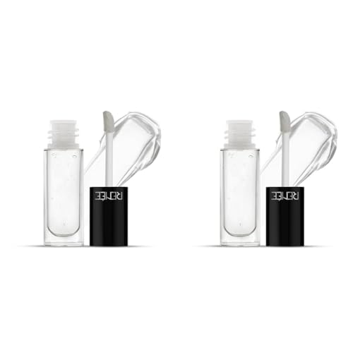 Image of RENEE Hot Lips Clear Lip Gloss 4.5ml, High-Glossy Shine Enriched with Vitamin E | Lightweight, Non Sticky Hydrating Formula (Pack of 2)