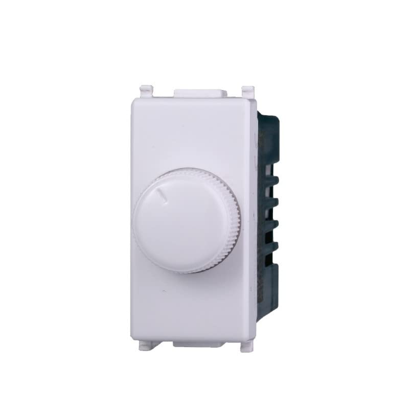 Módulo de interruptor DIMMER 1P 230V 100W 1000W blanco compatible con Vimar Plana   ETTROIT