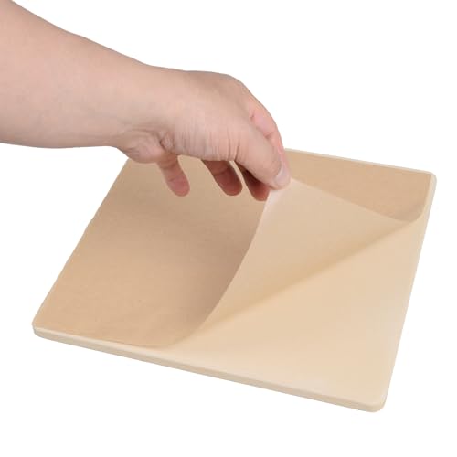 10 Inch Small Pizza Stone with Parchment Paper(50 pcs) for Camp Oven 10”x11”x0.5”, Garpernics Rectangular Cordierite Baking & Grilling Stone for Grills and Air Fryers Fit for Coleman Camp Oven - Image 2