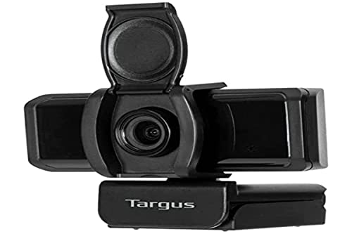 Targus Webcam Pro - Full HD 1080p Webcam with Flip Privacy Cover, (AVC041GL), Schwarz