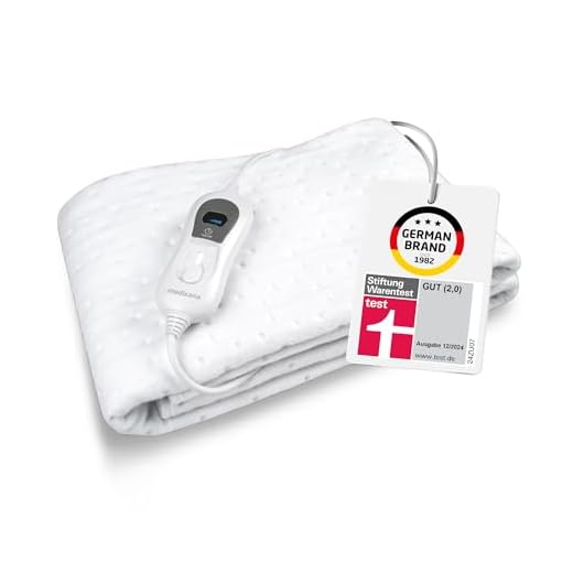 Medisana HU 665 Wärmeunterbett, Abschaltautomatik, Überhitzungsschutz, 3 Temperatursstufen, waschbar, Matratzenheizung für alle gängigen Matratzen geeignet, 150 x 80 cm