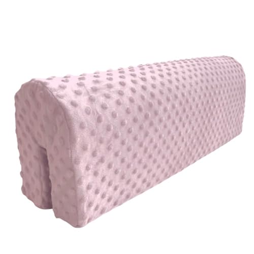 Wonder Space Protector Parachoques de Riel Cama para Niños, Acolchado Protección para Pequeños, Anti-Colisión | Mayor Altura | Caídas Prevención - Fácil Instalación Seguridad Mejorada (70cm, Rosado)