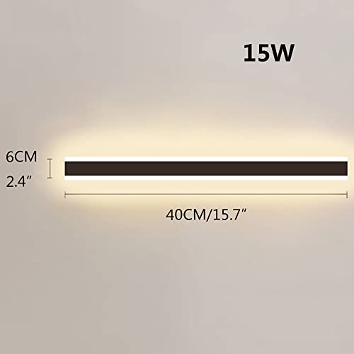 Aplique de pared regulable LED rectangular de hierro para dormitorio 2