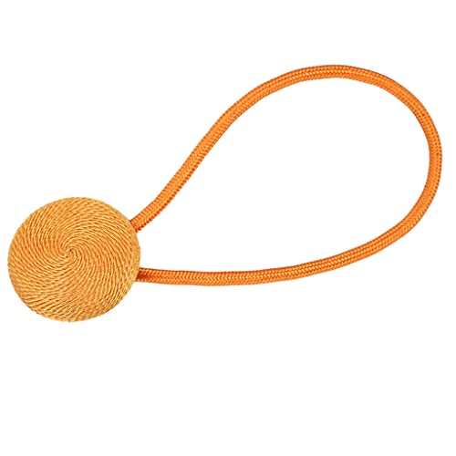 Alzapaños Cortinas 2 Piezas de Corbata Magnética Para Cortinas, Cinturón De Tejido Atado a La Cuerda, Hebilla de Succión Magnética Sin Herramientas Para La Sala de Estar Alzapaños Decorativos Cover