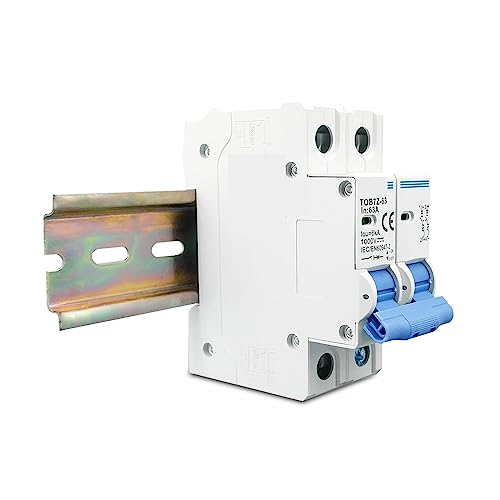 Mini-disjoncteur solaire 2P DC pour stopper les courts-circuits photovoltaïques 1000V - 4