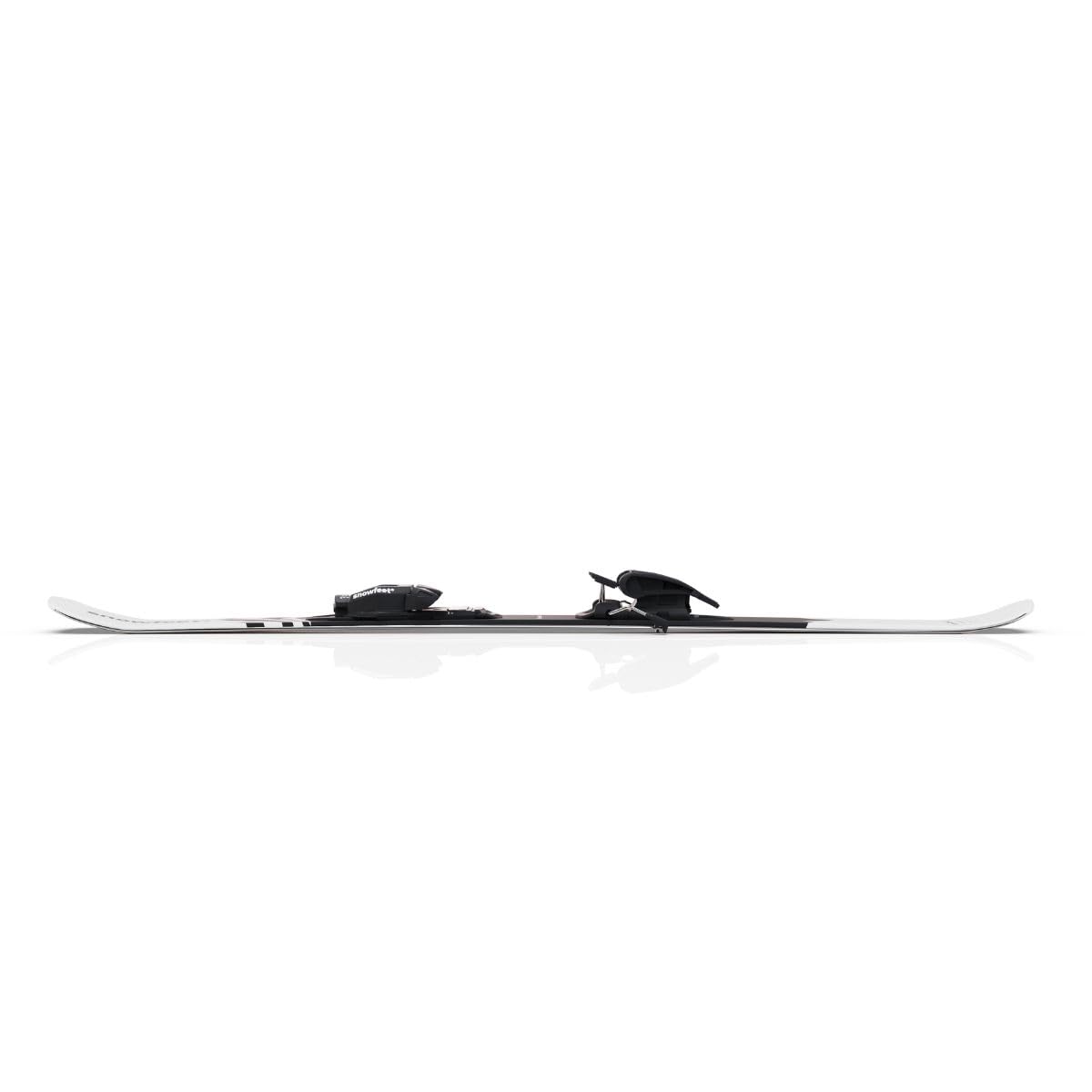 Snowfeet Esquís Cortos 120 cm | Freedom | Snowblades Skiblades Short Skis (Black)