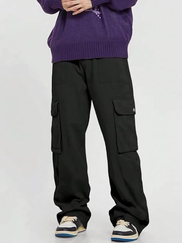 Image of Lymio Cargo for Men || Cotton Cargo Pant || Drawstring Waist Pant (Also Available in Plus Sizes) (141-144)