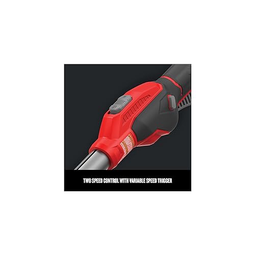 Image of CRAFTSMAN V20 WEEDWACKER Cordless String Trimmer with QUICKWIND, 4 Ah Battery, Charger, and Spool Included (CMCST920M1), Red and Black