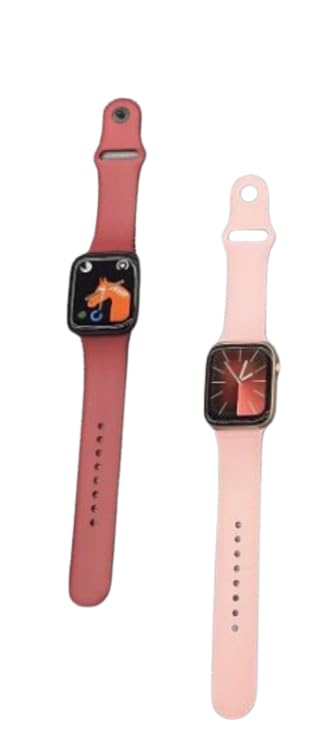 Smartwatch Fitness Tracker with Heart Rate Monitor Bluetooth Connectivity Connected Devices Wearable Technology Smart Watch-011 Pack of 2