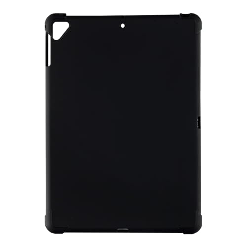 Funda y protector de pantalla iPad Air 2 2014 Wi-Fi Cellular cubierta con vidrio templado negro 5