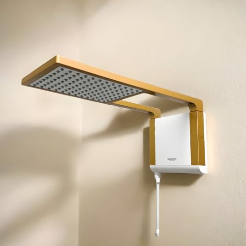 Chuveiro Lorenzetti Aqua Strom Ultra 7800W Dourado 220V Turbo 4 Níveis Edição Especial Crie e Constr