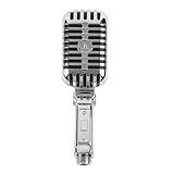 Microphone Shower Head - Handheld Shower Head, 7.87inch Creative Vintage Microphone Shaped Showerhead Detachable Shower Head, Personalised High Pressure Shower Heads, Let's Sing our hearts out!