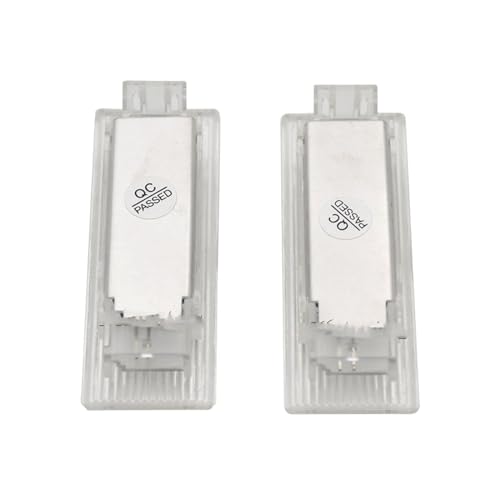 GIXERO 2 uds LED puerta cortesía reposapiés luz equipaje maletero guantera lámpara, for BMW, F20 F21 F30 F31 F34 F32 F10 F11 F07 F01 X5 X1 X4 I3 Lámpara de luces de cortesía para el espacio para los p