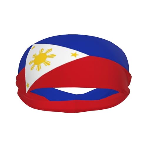 Philippine Flag Sports Headband for Running, Yoga, Cycling