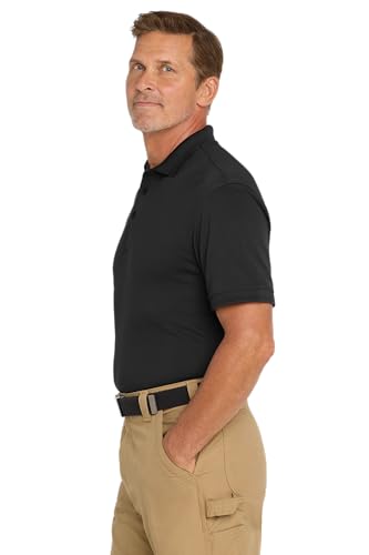 CornerStone Unisex Industrial Snag-Proof Pique Polo, Black, Small2