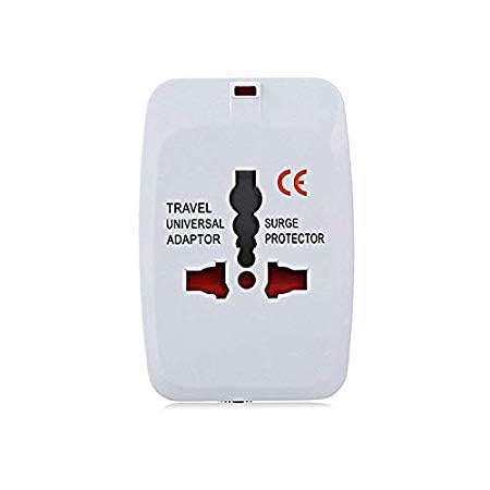 CDL TECH Universal Travel Adapter Plug for World Wise Use (White)-image-13