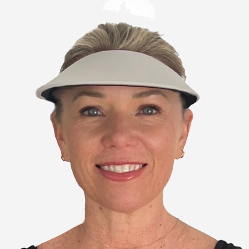 Image of No Headache Sun Visor for Women | Stylish, Lightweight Golf & Tennis Hat | UV Protection for Outdoor Sports & Travel