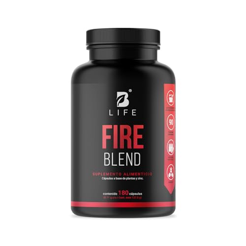 Herbal Plus, Fórmula con Maca, Damiana, Fenogreco y Tribulus.180 cápsulas de 1420 mg por porción. Ingredientes Naturales. Fire Blend B Life.