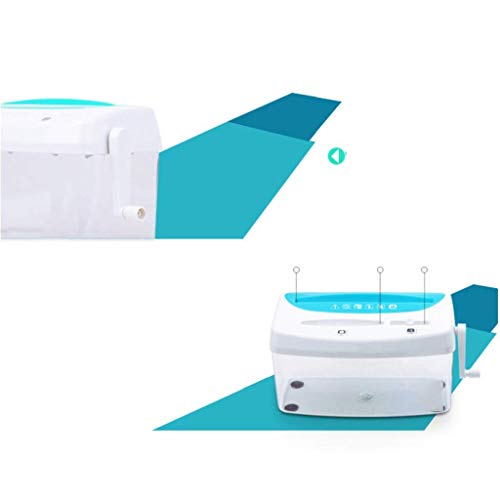 Déchiqueteuse A6 manuelle pour documents de bureau portable - 6